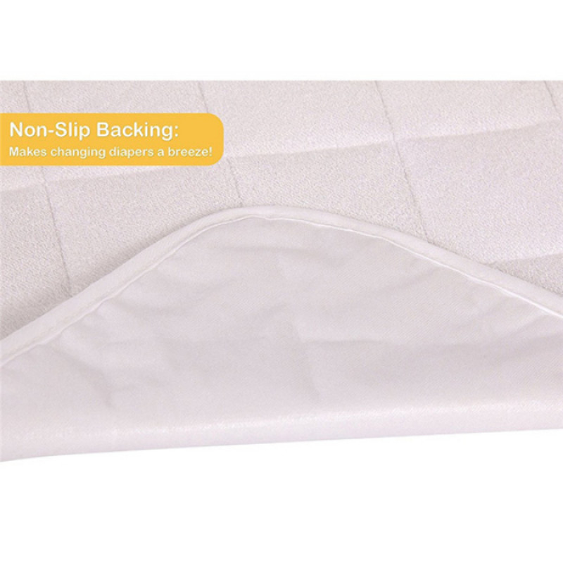 Pack of 3 Hypoallergenic Soft Bamboo Baby Changing Pad Liner Water proof under pad